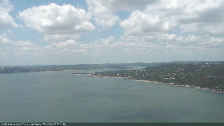 Lake Travis webcam, May 14, 2020 2:00 PM CT