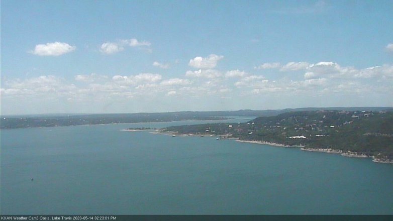 Lake Travis webcam, May 14, 2020 2:25 PM CT