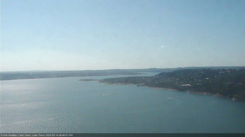 Lake Travis webcam, May 14, 2020 4:45 PM CT