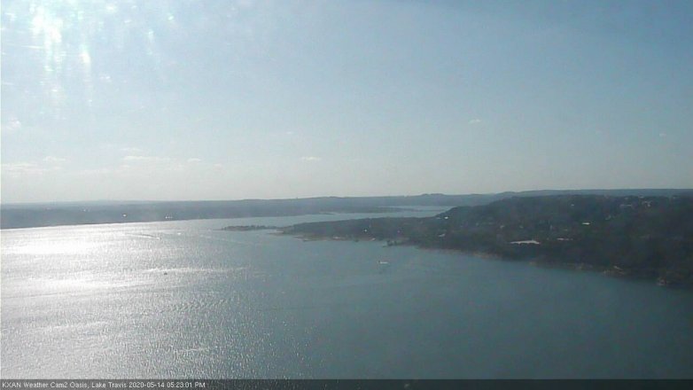 Lake Travis webcam, May 14, 2020 5:25 PM CT