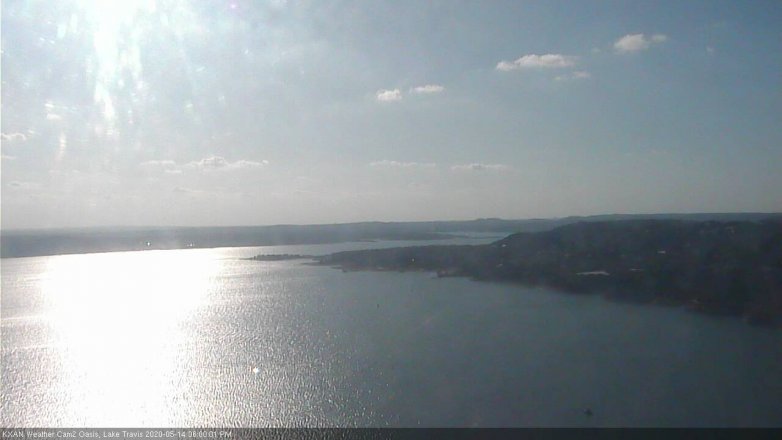 Lake Travis webcam, May 14, 2020 6:00 PM CT