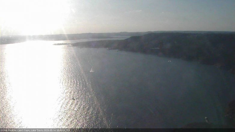 Lake Travis webcam, May 14, 2020 6:45 PM CT