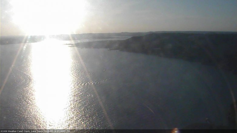 Lake Travis webcam, May 14, 2020 7:25 PM CT