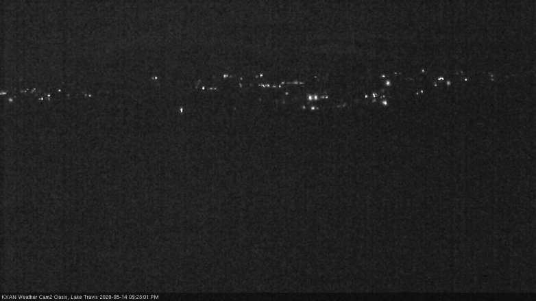 Lake Travis webcam, May 14, 2020 9:25 PM CT