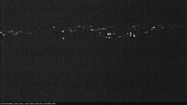 Lake Travis webcam, May 14, 2020 9:45 PM CT