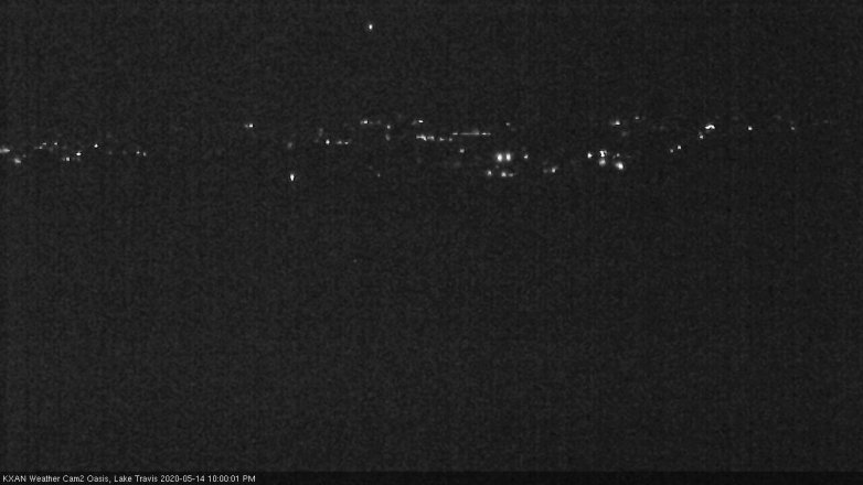 Lake Travis webcam, May 14, 2020 10:00 PM CT