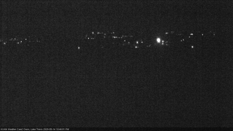 Lake Travis webcam, May 14, 2020 10:45 PM CT