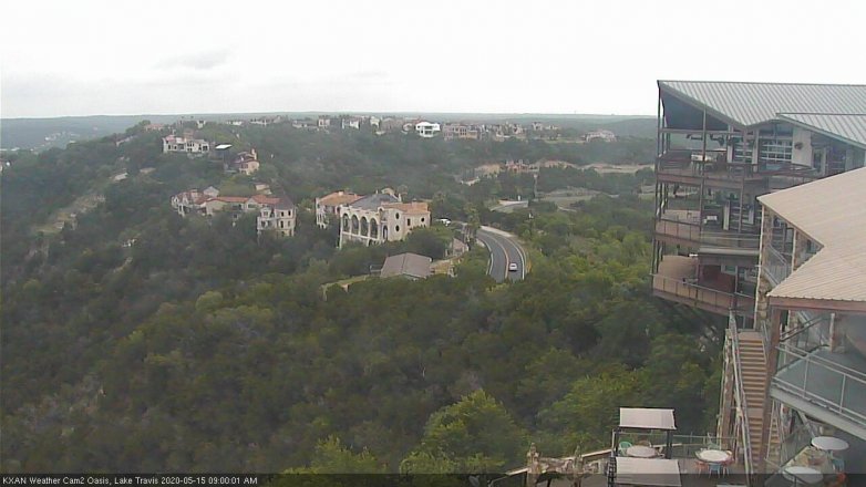 Lake Travis webcam, May 15, 2020 9:00 AM CT