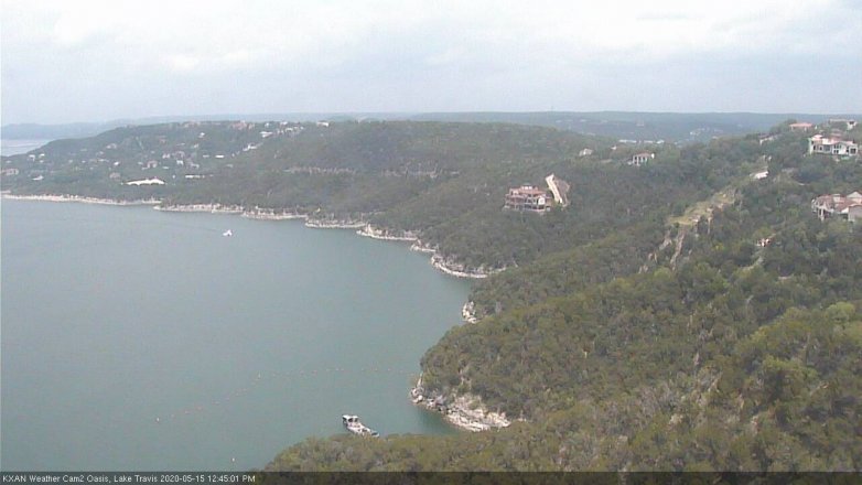 Lake Travis webcam, May 15, 2020 12:45 PM CT