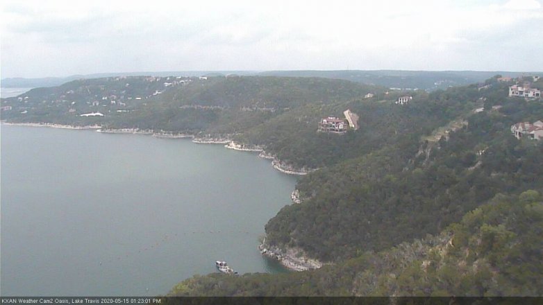Lake Travis webcam, May 15, 2020 1:25 PM CT