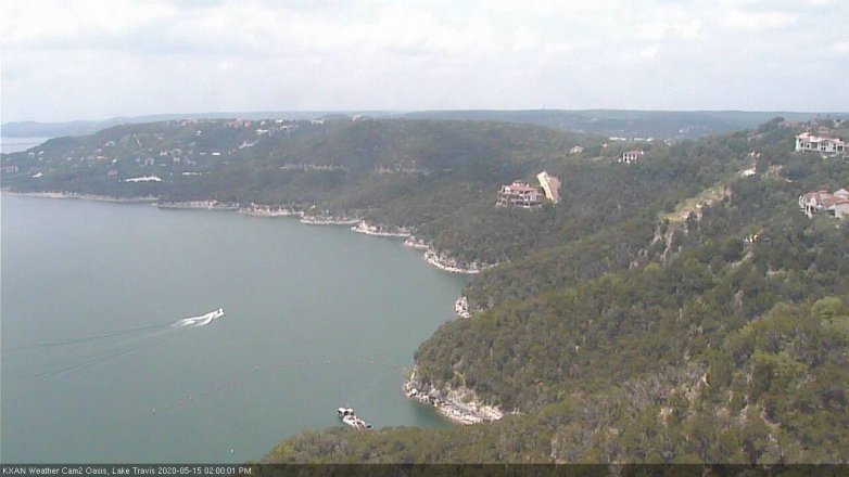 Lake Travis webcam, May 15, 2020 2:00 PM CT