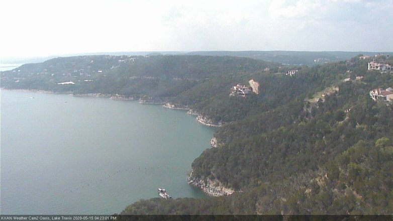 Lake Travis webcam, May 15, 2020 4:25 PM CT
