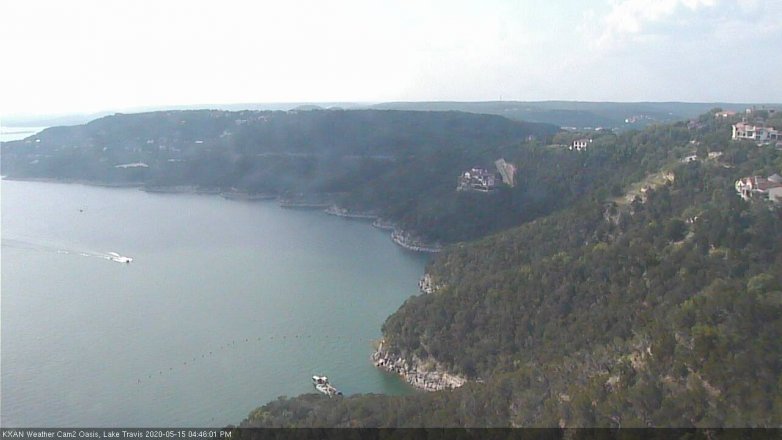 Lake Travis webcam, May 15, 2020 4:45 PM CT