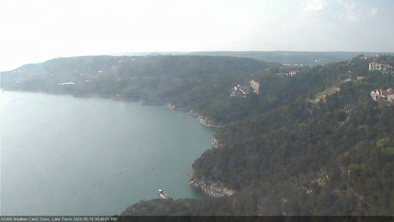 Lake Travis webcam, May 15, 2020 5:45 PM CT