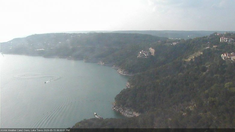 Lake Travis webcam, May 15, 2020 6:00 PM CT