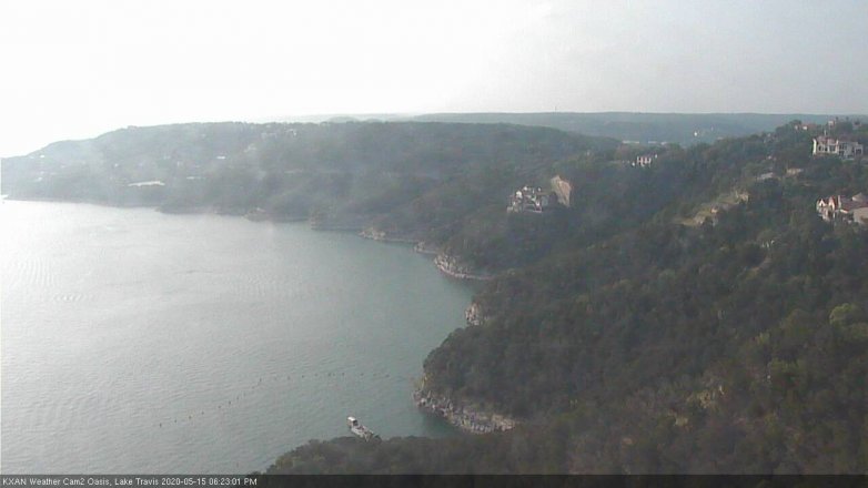 Lake Travis webcam, May 15, 2020 6:25 PM CT