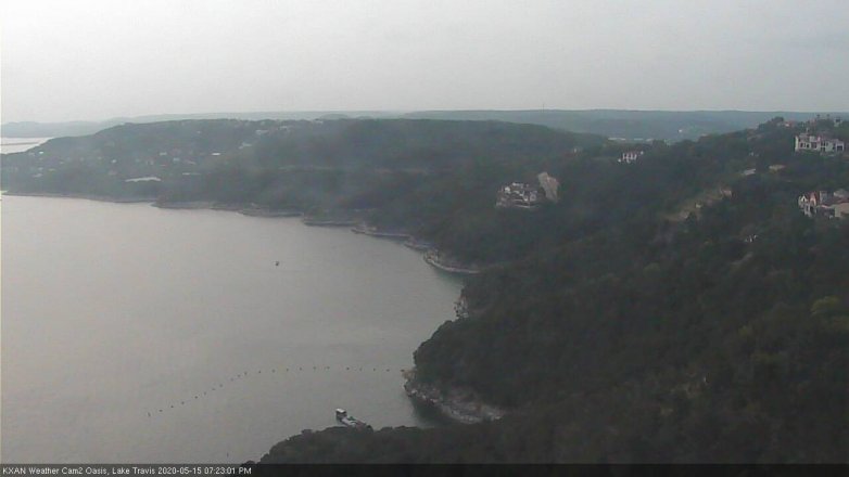Lake Travis webcam, May 15, 2020 7:25 PM CT