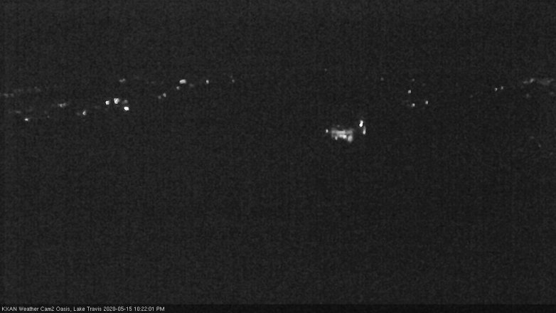 Lake Travis webcam, May 15, 2020 10:25 PM CT