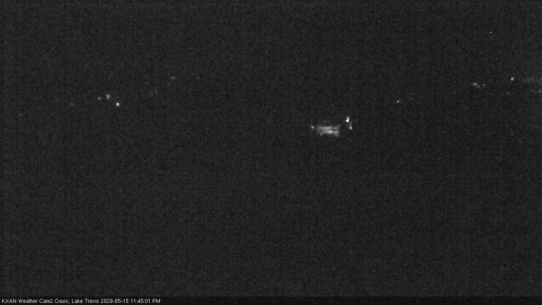 Lake Travis webcam, May 15, 2020 11:45 PM CT