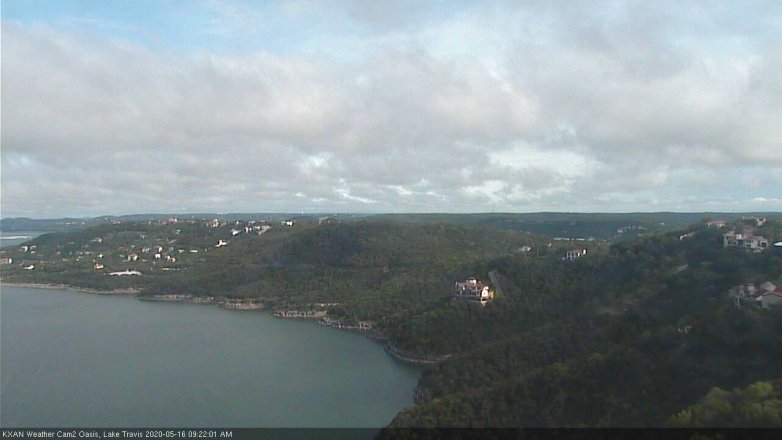 Lake Travis webcam, May 16, 2020 9:25 AM CT