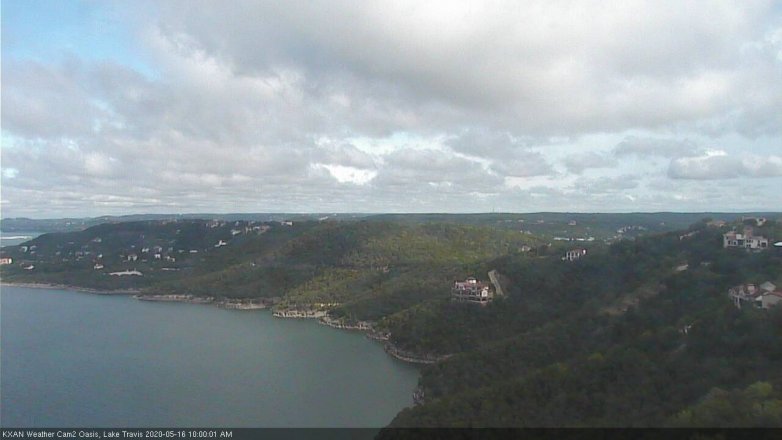 Lake Travis webcam, May 16, 2020 10:00 AM CT