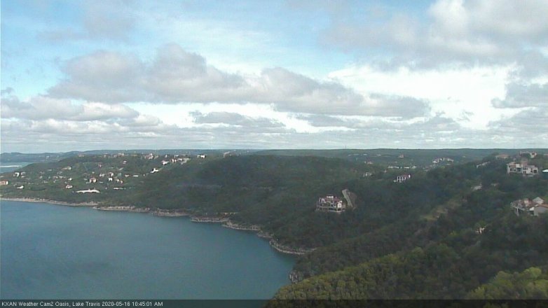 Lake Travis webcam, May 16, 2020 10:45 AM CT