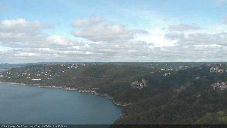 Lake Travis webcam, May 16, 2020 11:00 AM CT