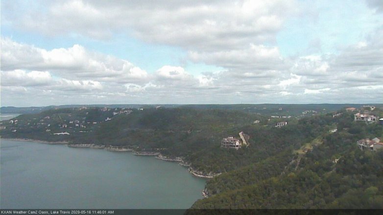 Lake Travis webcam, May 16, 2020 11:45 AM CT