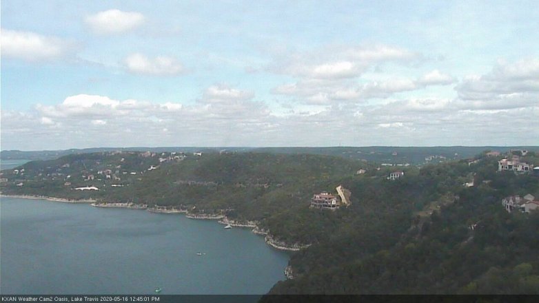 Lake Travis webcam, May 16, 2020 12:45 PM CT