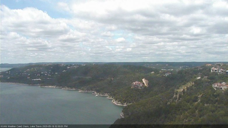 Lake Travis webcam, May 16, 2020 2:00 PM CT