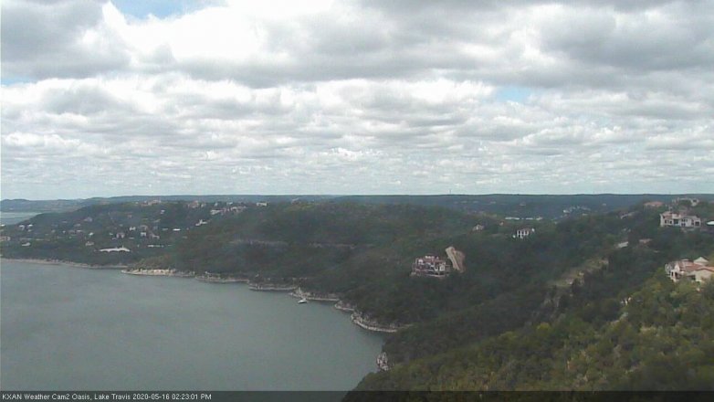 Lake Travis webcam, May 16, 2020 2:25 PM CT