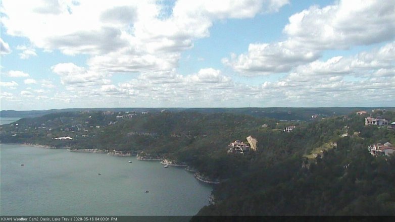 Lake Travis webcam, May 16, 2020 4:00 PM CT