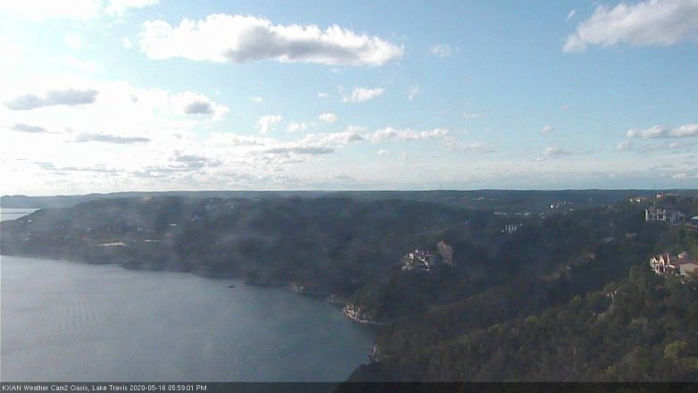 Lake Travis webcam, May 16, 2020 6:00 PM CT