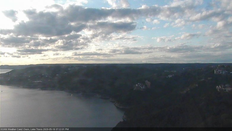 Lake Travis webcam, May 16, 2020 7:25 PM CT