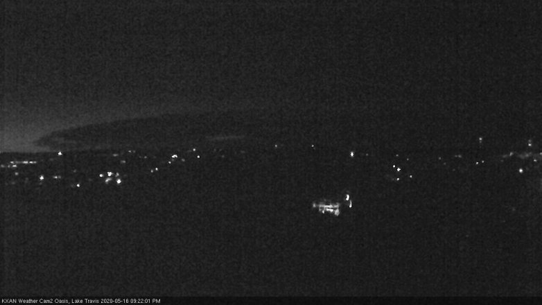 Lake Travis webcam, May 16, 2020 9:25 PM CT