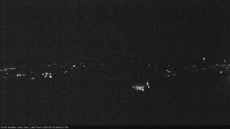Lake Travis webcam, May 16, 2020 9:45 PM CT