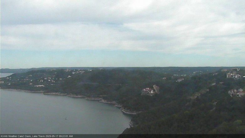 Lake Travis webcam, May 17, 2020 9:25 AM CT