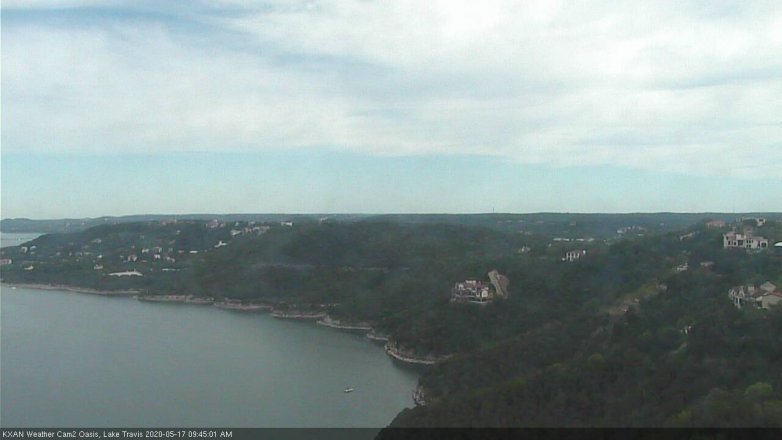 Lake Travis webcam, May 17, 2020 9:45 AM CT