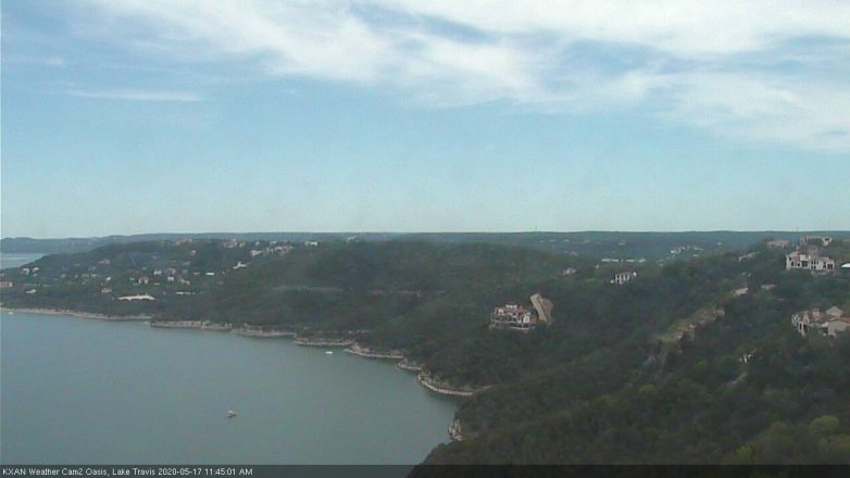 Lake Travis webcam, May 17, 2020 11:45 AM CT