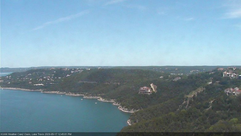 Lake Travis webcam, May 17, 2020 12:45 PM CT