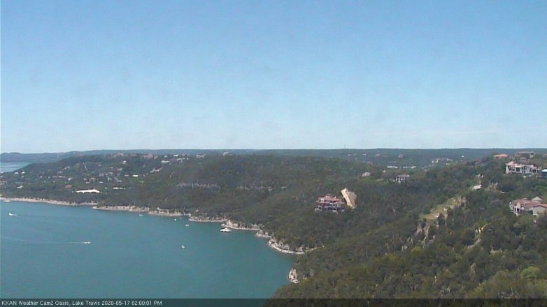 Lake Travis webcam, May 17, 2020 2:00 PM CT
