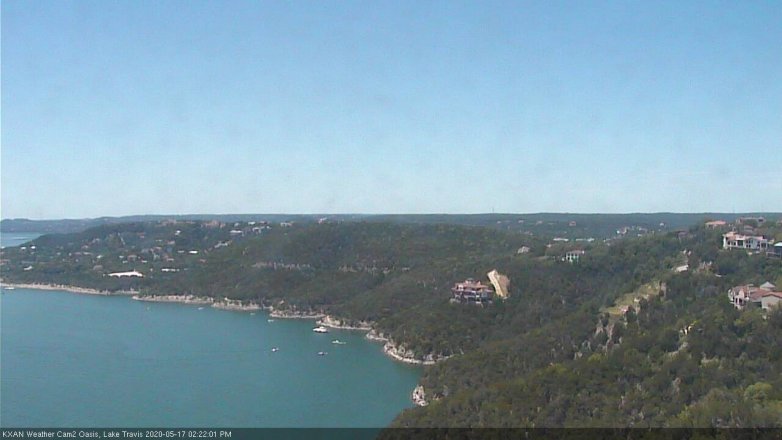Lake Travis webcam, May 17, 2020 2:25 PM CT