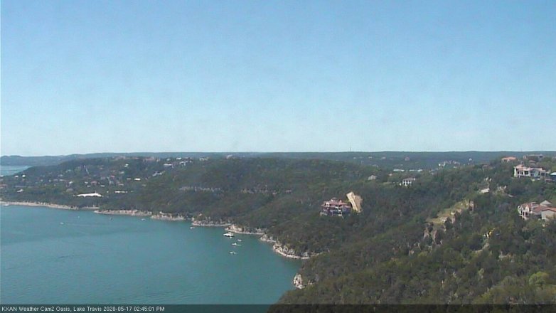 Lake Travis webcam, May 17, 2020 2:45 PM CT