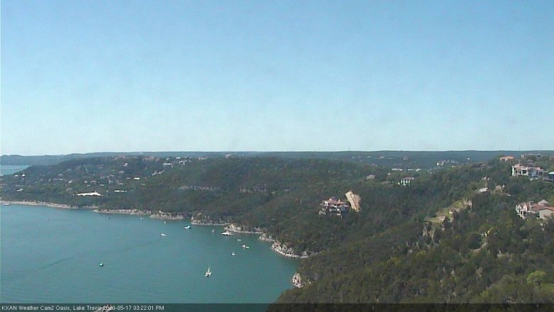 Lake Travis webcam, May 17, 2020 3:25 PM CT