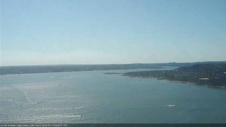 Lake Travis webcam, May 17, 2020 4:45 PM CT