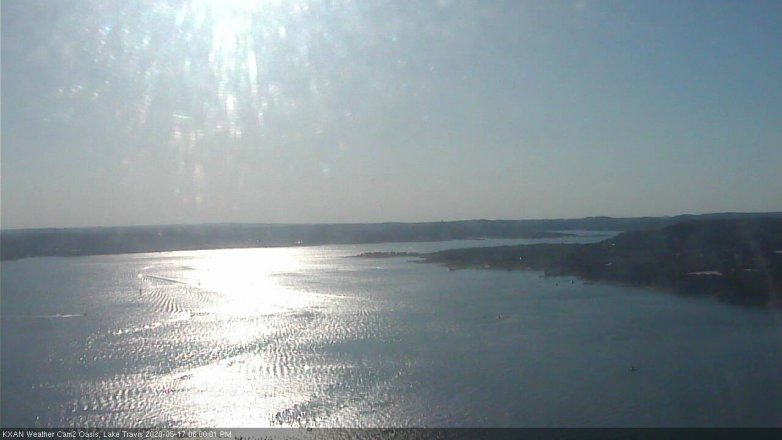 Lake Travis webcam, May 17, 2020 6:00 PM CT