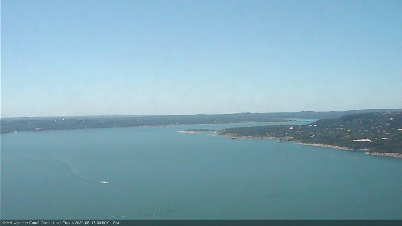 Lake Travis webcam, May 18, 2020 3:00 PM CT