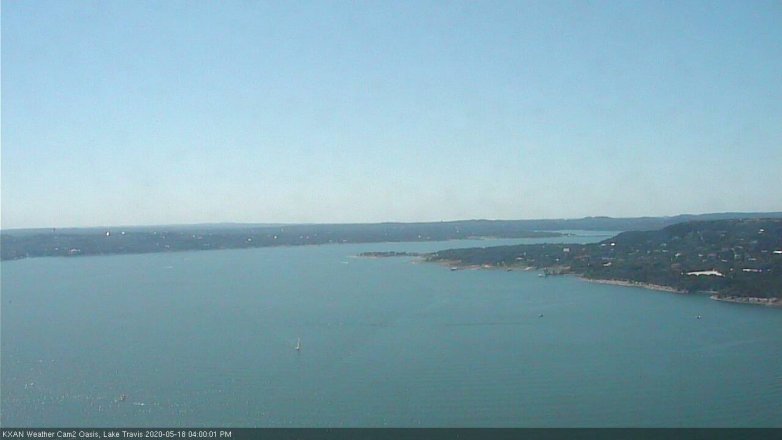 Lake Travis webcam, May 18, 2020 4:00 PM CT
