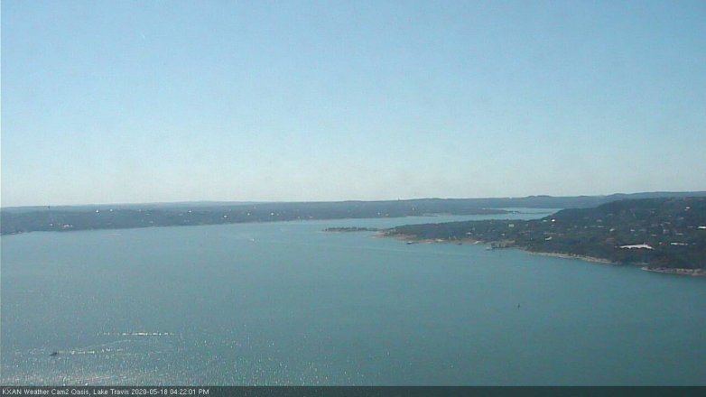 Lake Travis webcam, May 18, 2020 4:25 PM CT