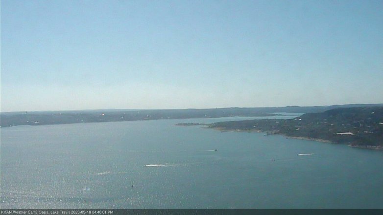 Lake Travis webcam, May 18, 2020 4:45 PM CT